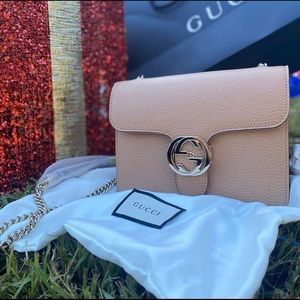 Gucci Dollar CalfSkin Interlocking G